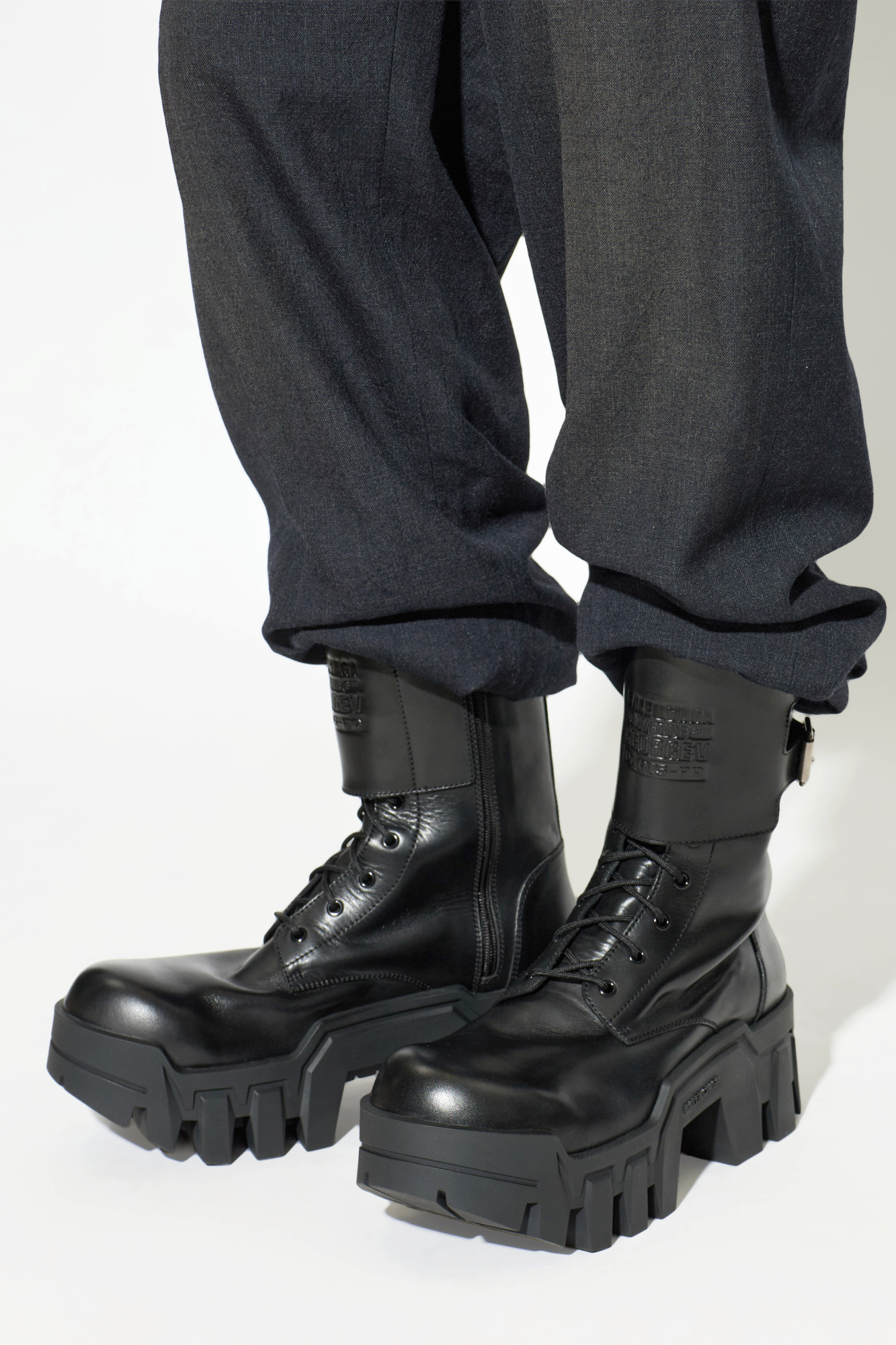 Balenciaga 'Bulldozer Combat' platform ankle boots | Men's | Vitkac